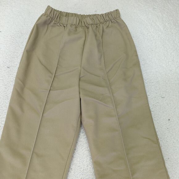 Vintage Sears Pull-on Trouser Pants Front Seam Tan Twill Women's Size 6 Petite - Picture 3 of 8